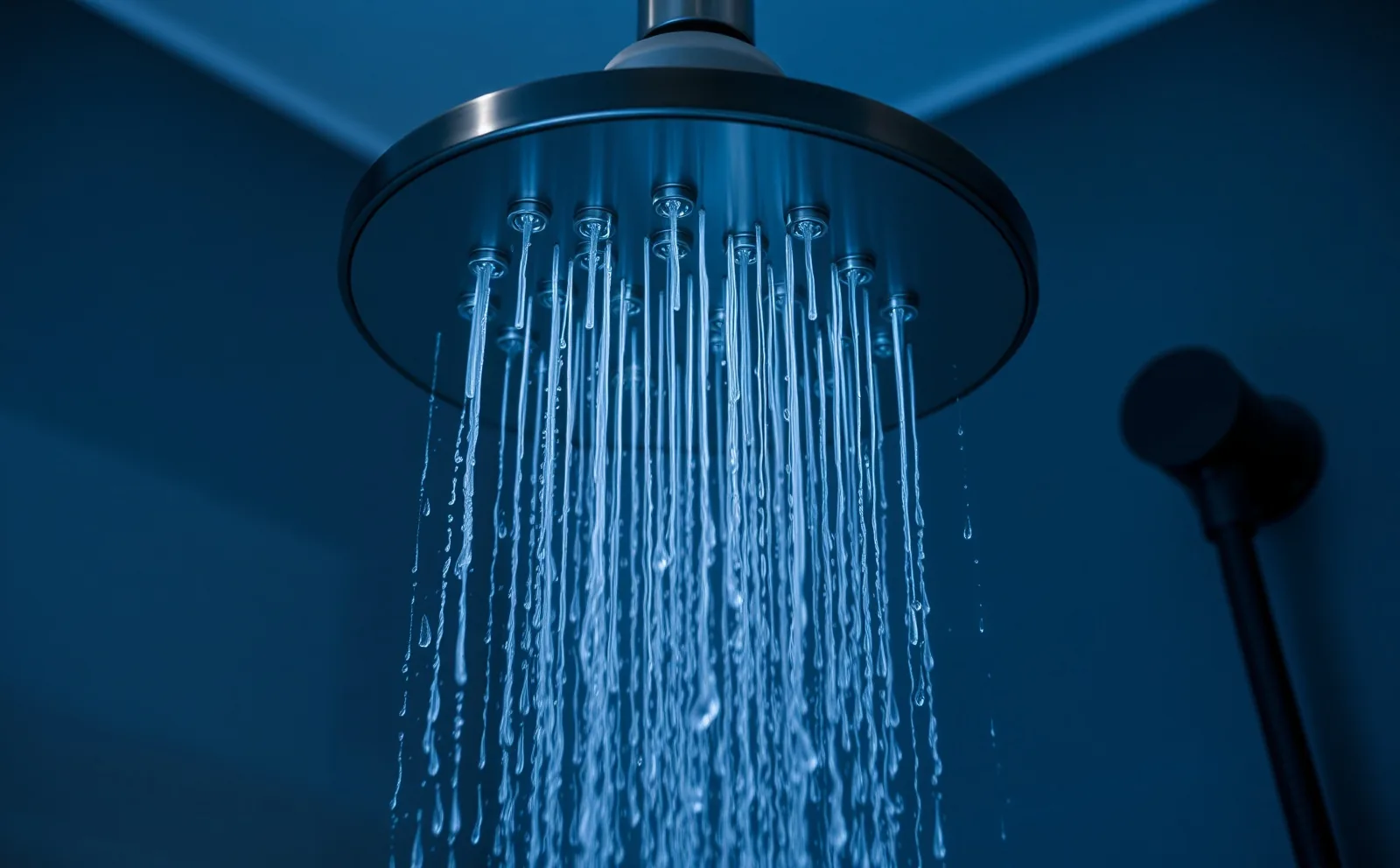 Haven bathrooms in Aventura, FL — frameless glass shower door installed with brushed nickel hardware