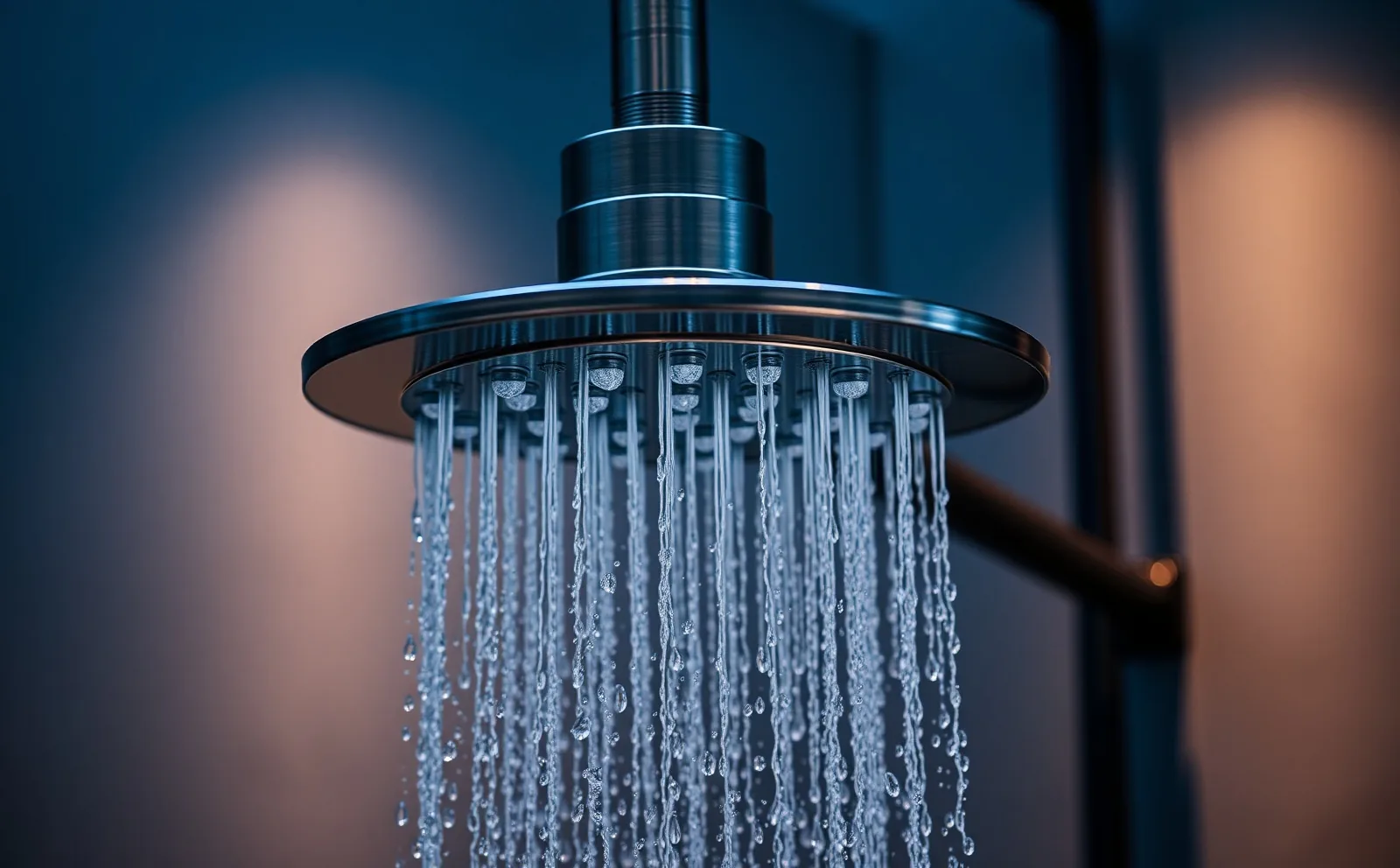 Haven bathrooms in Coral Gables, FL — frameless glass shower door installed with brushed nickel hardware