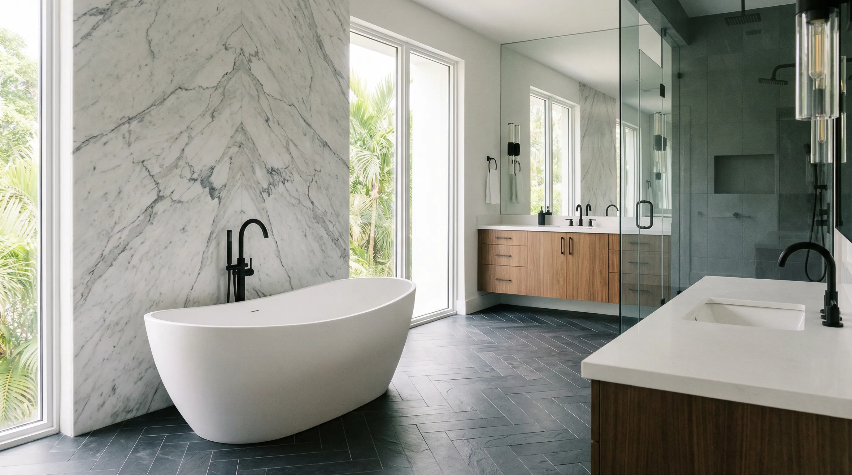 Bathroom Remodeling in Miami Beach, FL — mid 2 photo by Haven in Miami Beach, FL