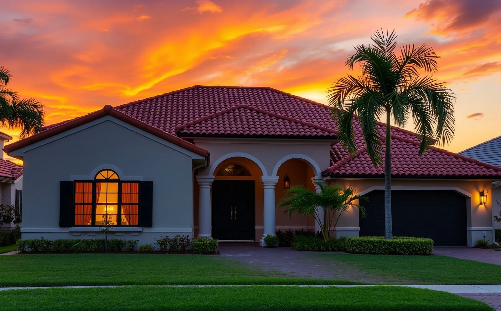 Haven roofing project in Hialeah, FL — completed roof with clean ridge caps and proper drip edge